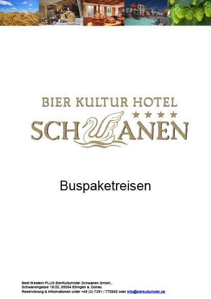 BierKulturHotel Hotelprospekte Busarrangements